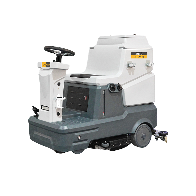 X120 industrial ride on floor scrubber