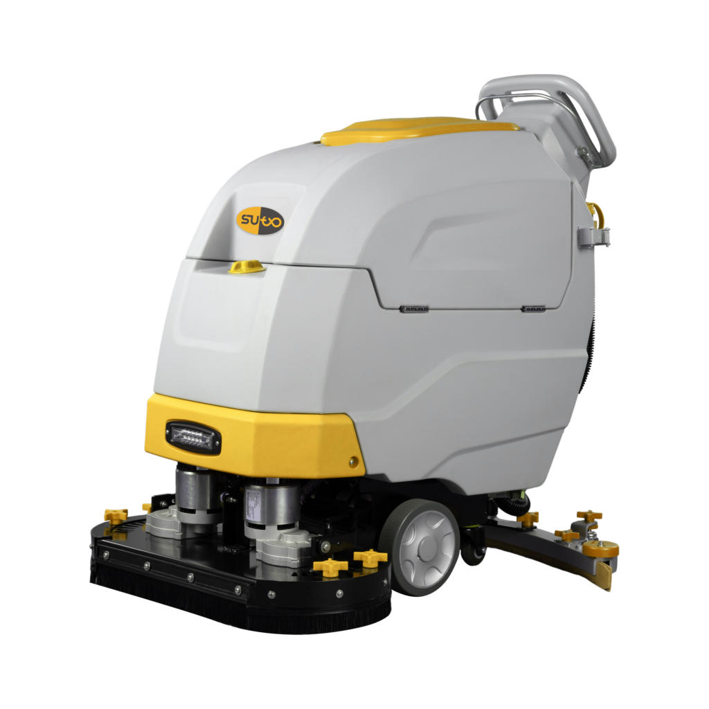 X660s Dual brushes walk behind floor scrubber